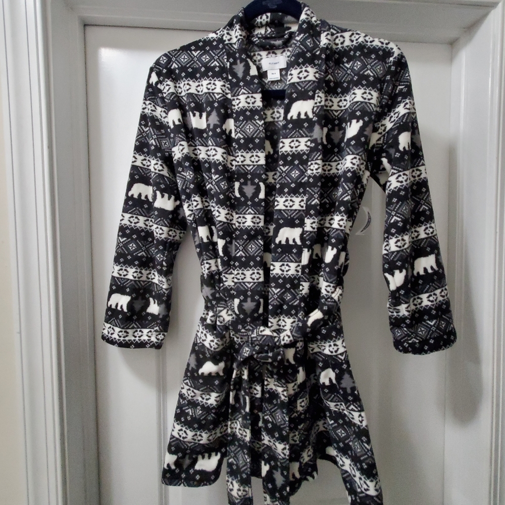 Women's fleece robe